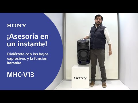 Potencia tu música con Sony MHC V13: Sonido y estilo únicos