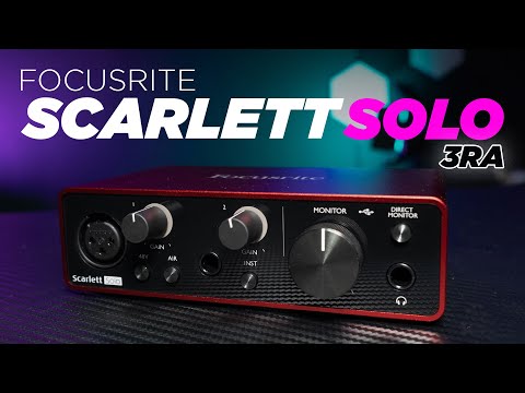 Scarlett Solo 3rd Gen: La revolución en grabación de audio