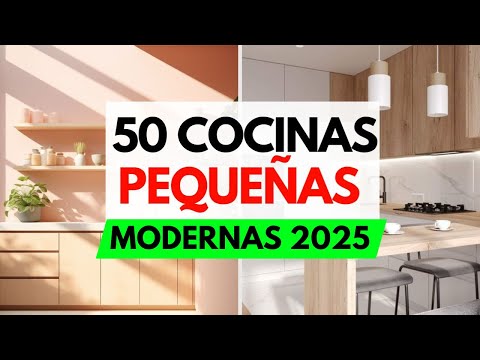 Cocinas pequeñas que inspiran: diseño moderno y funcional