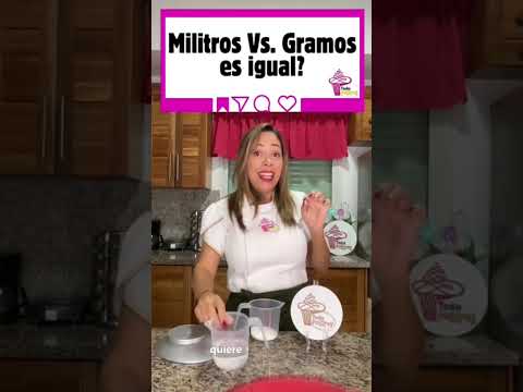 Convierte mililitros a gramos sin complicaciones técnicas