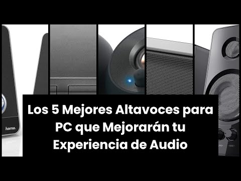 Potencia tu experiencia de audio con los mejores speakers PC