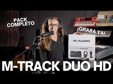 Graba con calidad profesional usando M Audio M Track Duo