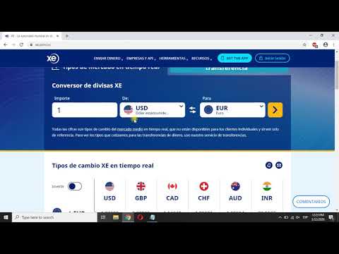 Convierte divisas al instante con XE Com Converter